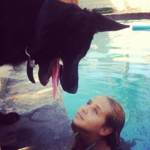 Alyssa and Bear